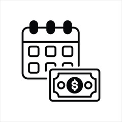 Budgeting  Icon editable stock vector icon