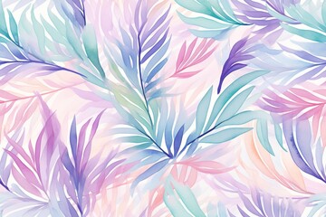 Paisley watercolor floral pattern tile: flowers, flores, tulips, leaves. Oriental indian traditional hand painted water color whimsical seamless print, ceramic design.