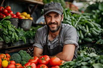 Anonymous Chef Harvesting Fresh Vegetables