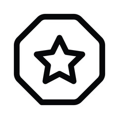 Identification badge vector design, ready to use icon