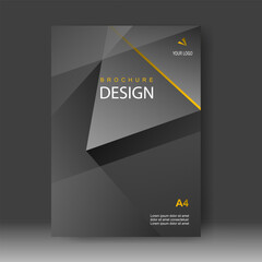 Business Book cover design modern technology style for Brochure template, Poster, magazine. Vector illustration