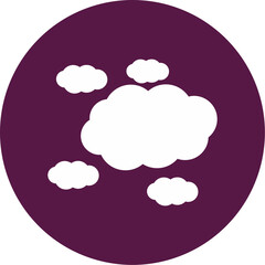 Obraz premium Clouds Icon