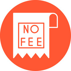 No Fee Icon