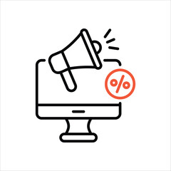 Promotion  Icon editable stock vector icon