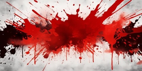 red paint splatter on white background, red ink splash on white , blood splash,  red paint splash,Red blood splatter stain