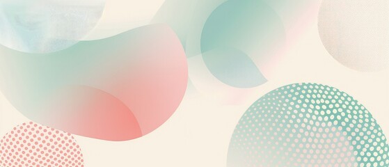 Abstract pastel blobs background. Colorful fluid shapes.