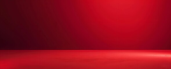 Obraz premium Abstract Red Gradient Background with Soft Studio Lighting