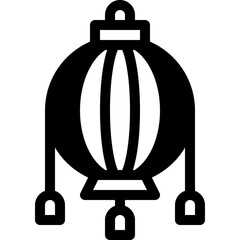 Lantern, decoration, Chinese, new, year, hanging Icon
