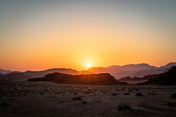 Tramonto Wadi Rum