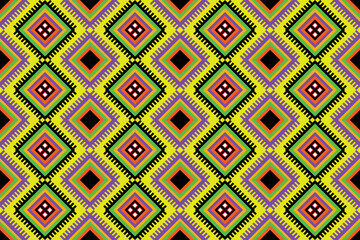 Ikat tribal African seamless pattern 