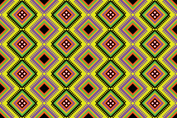 Ikat tribal African seamless pattern 