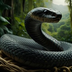 Fototapeta premium Mamba negra.