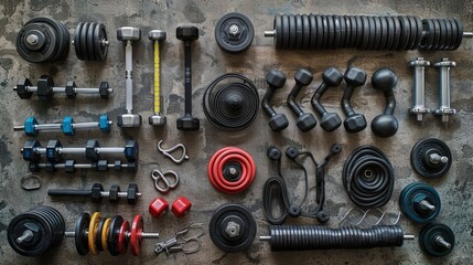 Personal Trainer with Fitness Equipment