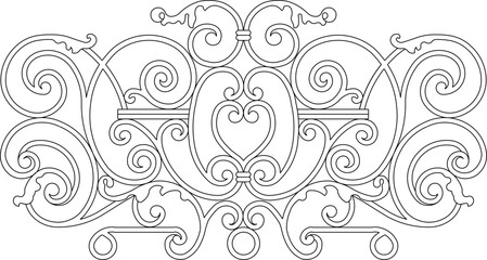 vector illustration, sketch, design, accessories, icon, logo, classic, vintage, ethnic, traditional, floral and animal motif, European style