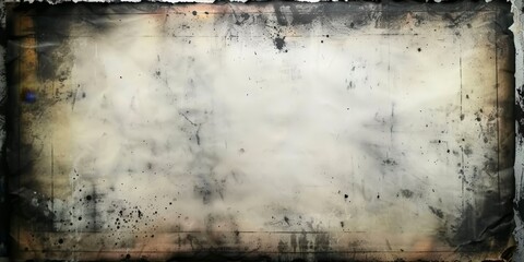 old grunge paper texture with ink,old paper texture, old vintage wall, a white weathered paper with vintage texture framed  black vignette, banner	