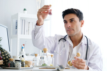 Experts are researching fruit supplements.