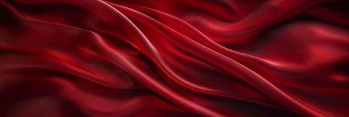 Obraz premium Red silk background, red silk satin luxury cloth texture fabric,Anniversary, Christmas, wedding, valentine,banner