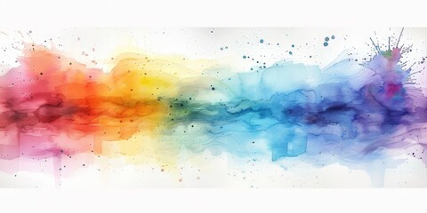 rainbow  watercolor background, colorful abstract background
