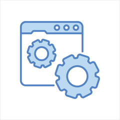 Web Development Icon editable stock vector icon