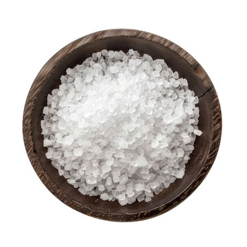 Epsom salt isolated on white background