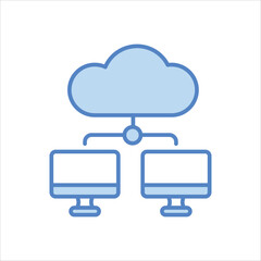 Web Hosting Icon editable stock vector icon