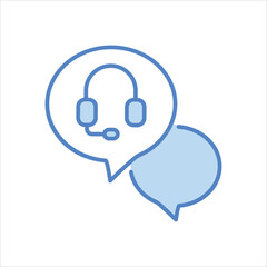 Conversation  Icon editable stock vector icon