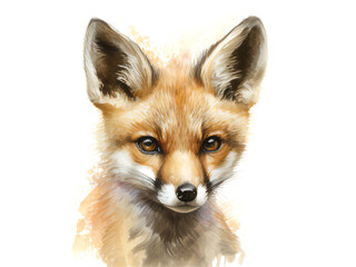 Fototapeta premium Fox baby. Generative AI