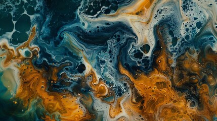 Create a professional, one-of-a-kind abstract painting using acrylic paints