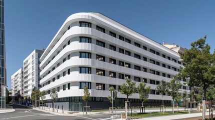 A modern residential complex in Spain offering one, two, and three-bedroom apartments with terraces, designed to be beautiful, comfortable, accessible, and technologically advanced.