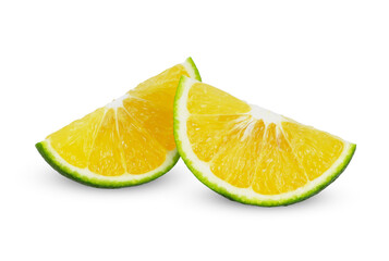 Acidless orange isolated on white background.