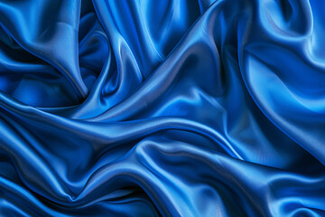 Obraz premium blue satin background