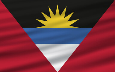 a backdrop of wavy flags from around the world