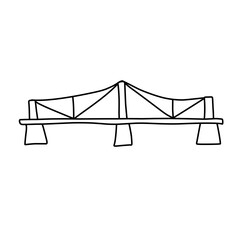 hand drawn bridge