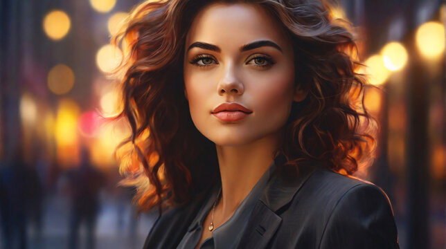 Femme affaires manequin IA 1