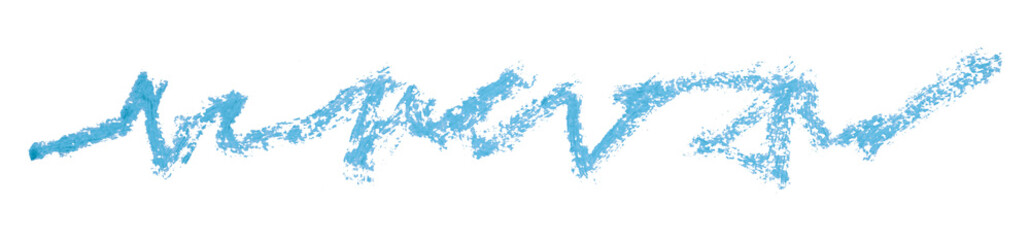 light blue pencil strokes isolated on transparent background