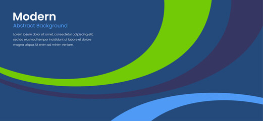 Modern abstract dark navy blue banner background