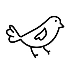 bird line icon