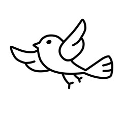 bird line icon
