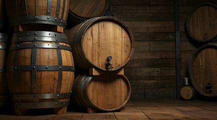  background of barrel, generative.ai