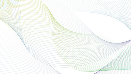 abstract wave line gradient background. abstract background with flowing particles. Digital future technology concept. Abstract white paper wave background and abstract gradient and white wave curve.