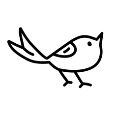bird line icon