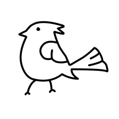 bird line icon