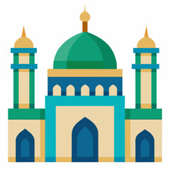 Mosque  vector illustration on white background 