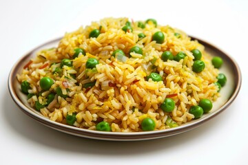 Lemon Scented Rice with Peas
