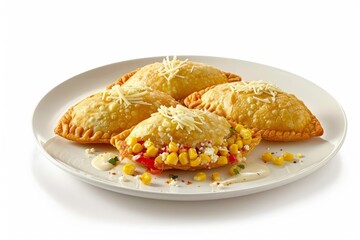 Vibrant and Flavorful Argentinean Corn Empanadas with a Symphony of Sweet and Smoky Flavors