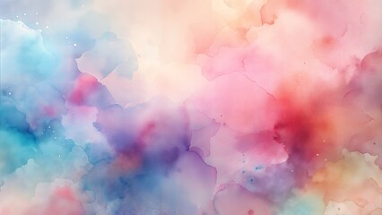 Watercolor Splash: Soft, pastel watercolor splashes blending into each other, offering a gentle and artistic abstract background.
