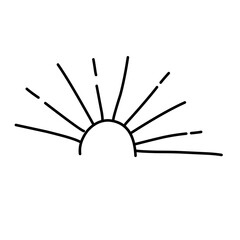 sunshine line doodle