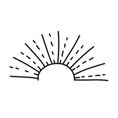 sunshine line doodle