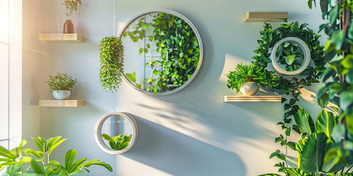 Creative Wall Solutions: A collection of unique and innovative ways to incorporate wall decor into different room settings, such as using mirrors, shelves, and even plants