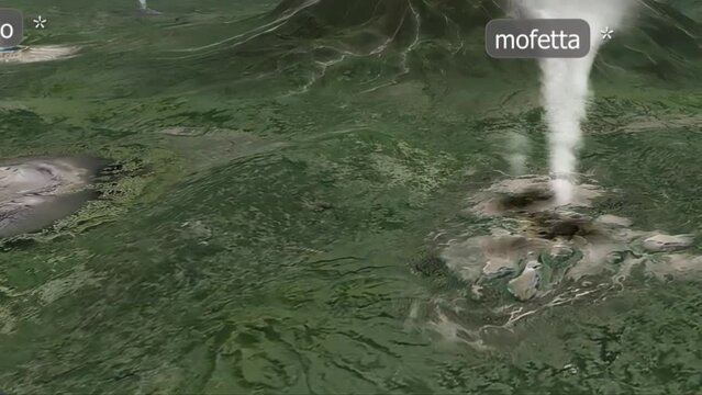 Mofetta-Postvolcanic activity